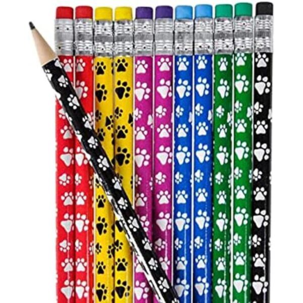 ArtCreativity Lápices con estampado de patas para niños_1