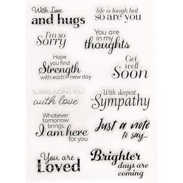 Lily Craft Linda Craft with Love and Hugs Sentiment_2