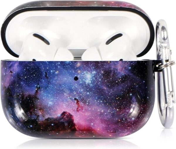 Funda rígida Airpods Pro con llavero correa_1