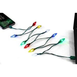 Cable micro USB de luz de Navidad Fotbor USB y cable de_1