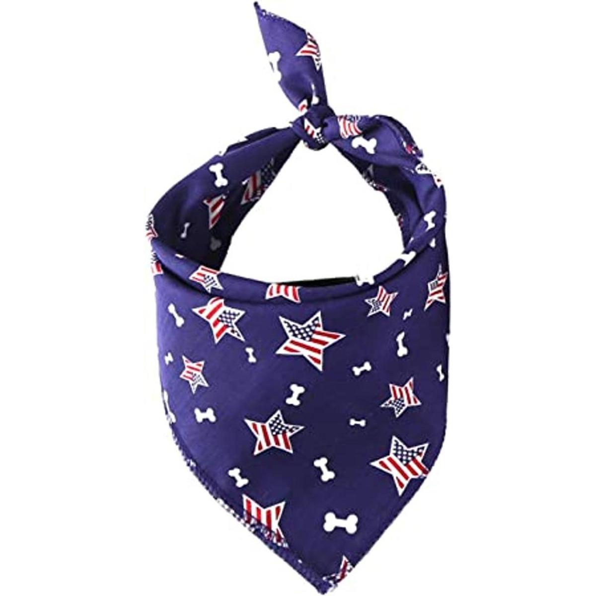 TinaWood Pañuelos lavables para perros diseño cuadrado