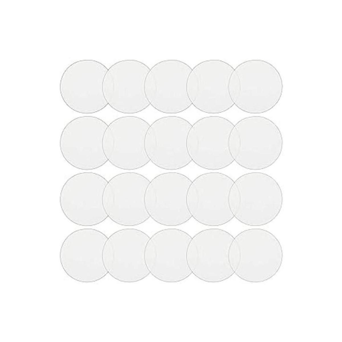 Discos de acrílico transparente de 0.118 pulgadas