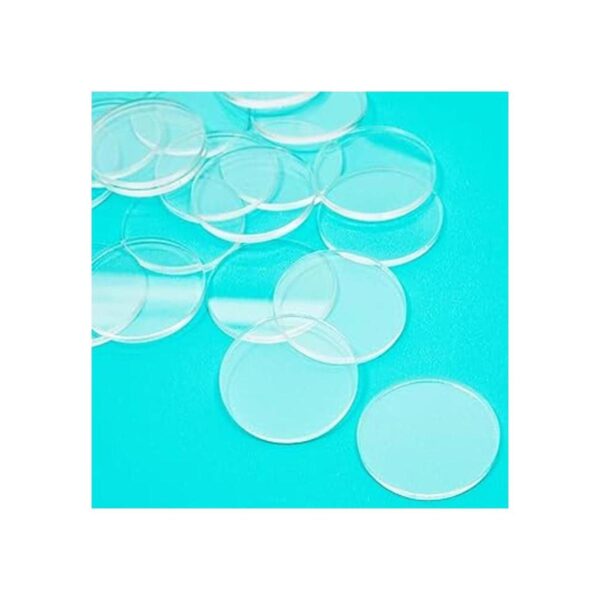 Discos de acrílico transparente de 0.118 pulgadas
