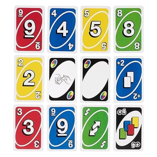 UNO Juego de cartas clásico a juego de colores y números_5