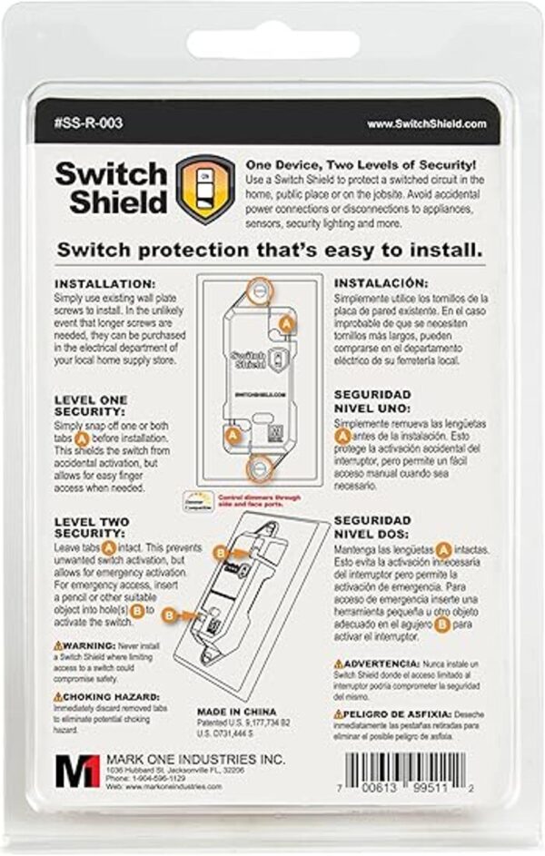 Dual Option Guardabarros para interruptor de pared_5