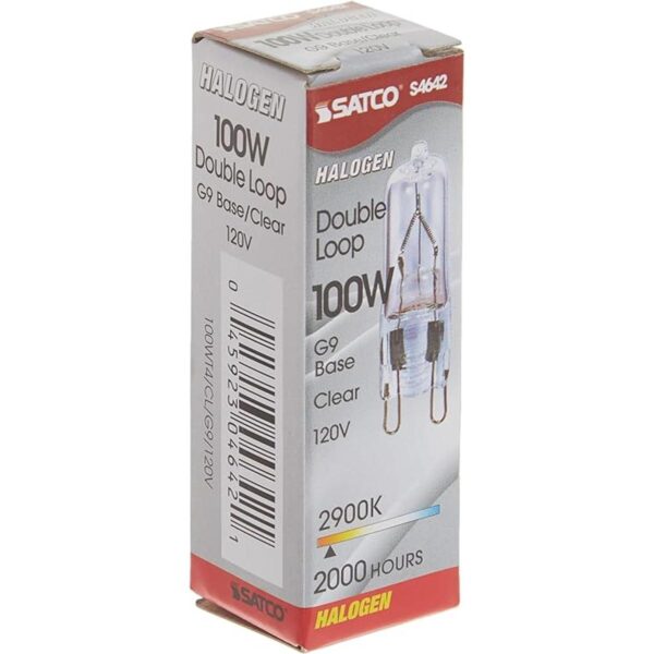 Satco S4642 Bombilla halógena 100 W 1700 lúmenes T4_5