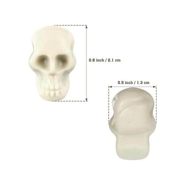 BEOSOFLOY 50 figuras de Halloween en miniatura calaveras