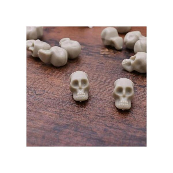BEOSOFLOY 50 figuras de Halloween en miniatura calaveras