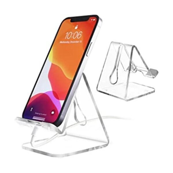 JINSHVEG Soporte acrílico para teléfono celular soporte_1