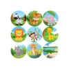 Pegatina de animales del zoológico 200 unidades_2