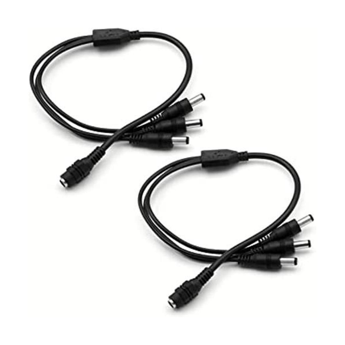 CenryKay Divisor de corriente cable de alimentación CC