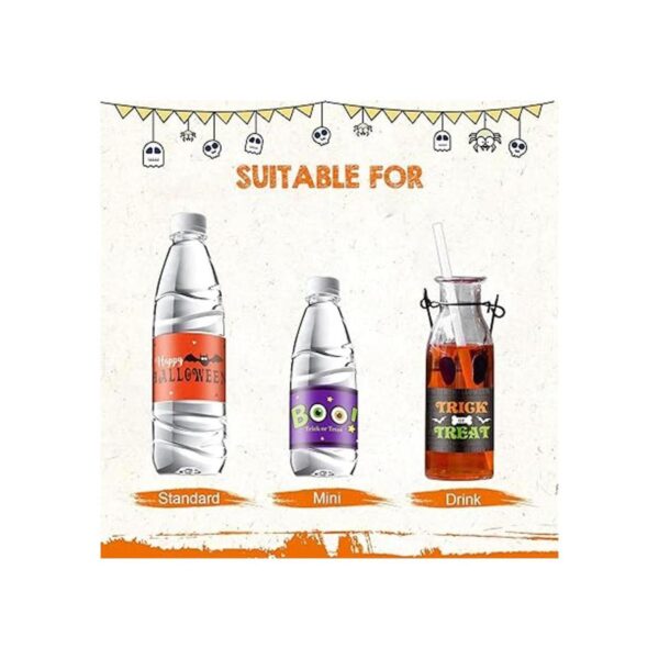39 etiquetas para botellas de agua de Halloween_3