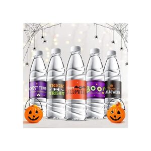 39 etiquetas para botellas de agua de Halloween_1