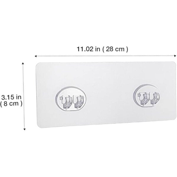 Conworld Paquete de 4 adhesivos de repuesto para ducha