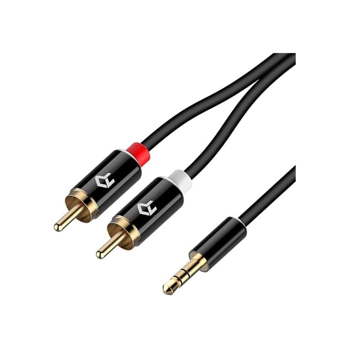 Rankie Cable estéreo de audio adaptador RCA de 0.138 in a
