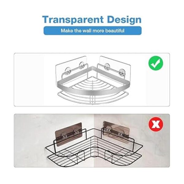 Conworld Paquete de 4 adhesivos de repuesto para ducha