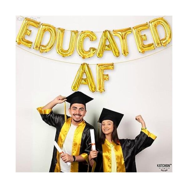 XtraLarge Pancarta de globos educados con diseño de AF de_2