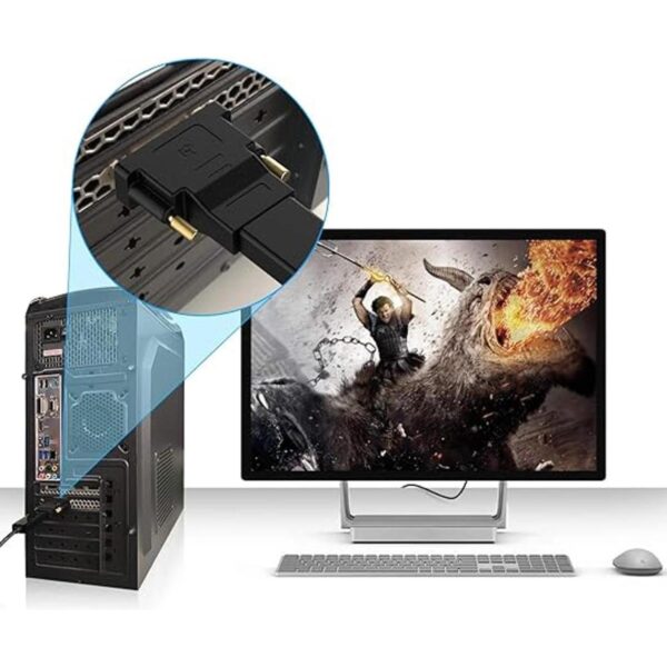 Rankie cable DVI recubierto con oro a HDMI para TV en HD._6