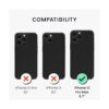 kwmobile Funda delgada de TPU compatible con Apple iPhone_3