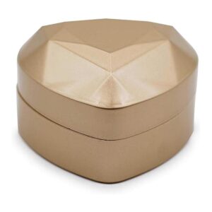 HOLLY TRIP Caja de anillo de terciopelo forma de corazón
