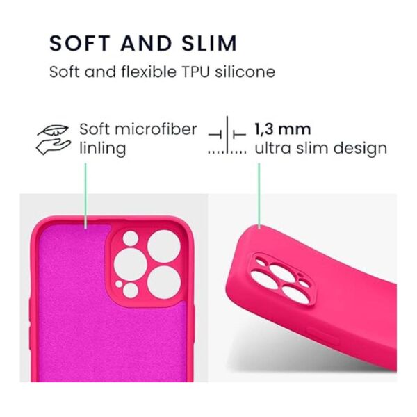 kwmobile Funda delgada de TPU compatible con Apple iPhone_2