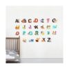 CCINEE ABC Calcomanías de pared con alfabeto animal