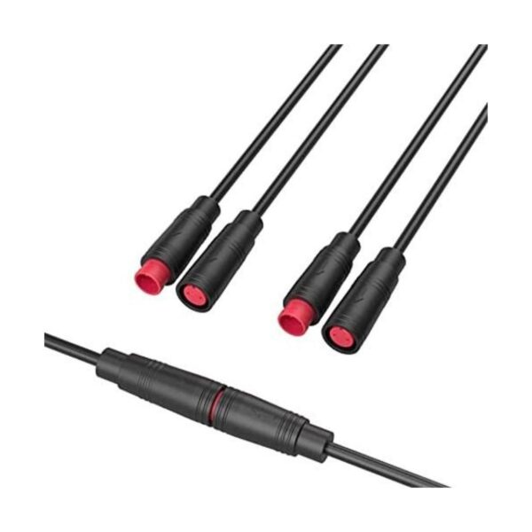 M8 Mini conector eléctrico de 2 pines 26AWG IP65 macho_1