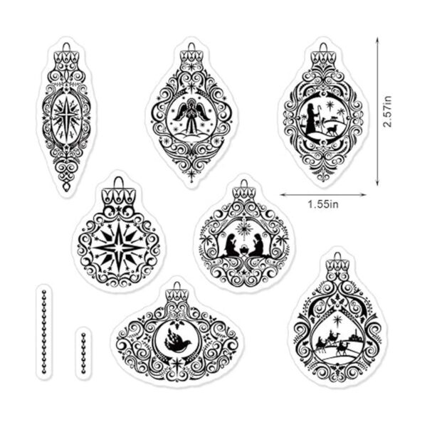 Sellos transparentes de Natividad cristiana para hacer_2
