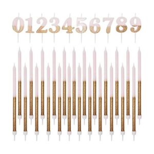 Numbers 09 Adornos para tartas y velas delgadas en_1