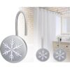 AGPTEK 12 ganchos decorativos para cortina de ducha