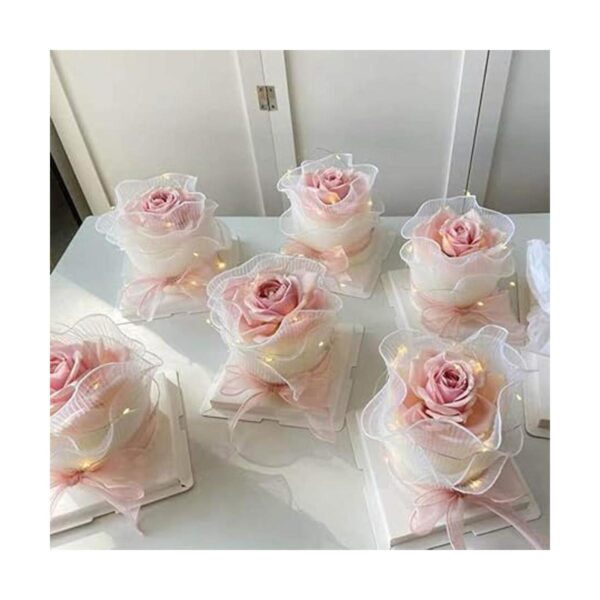 KuuGuu Molde de silicona 3D diseño de rosas de flores en