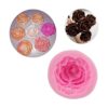 KuuGuu Molde de silicona 3D diseño de rosas de flores en