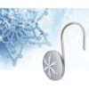 AGPTEK 12 ganchos decorativos para cortina de ducha
