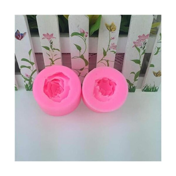 KuuGuu Molde de silicona 3D diseño de rosas de flores en