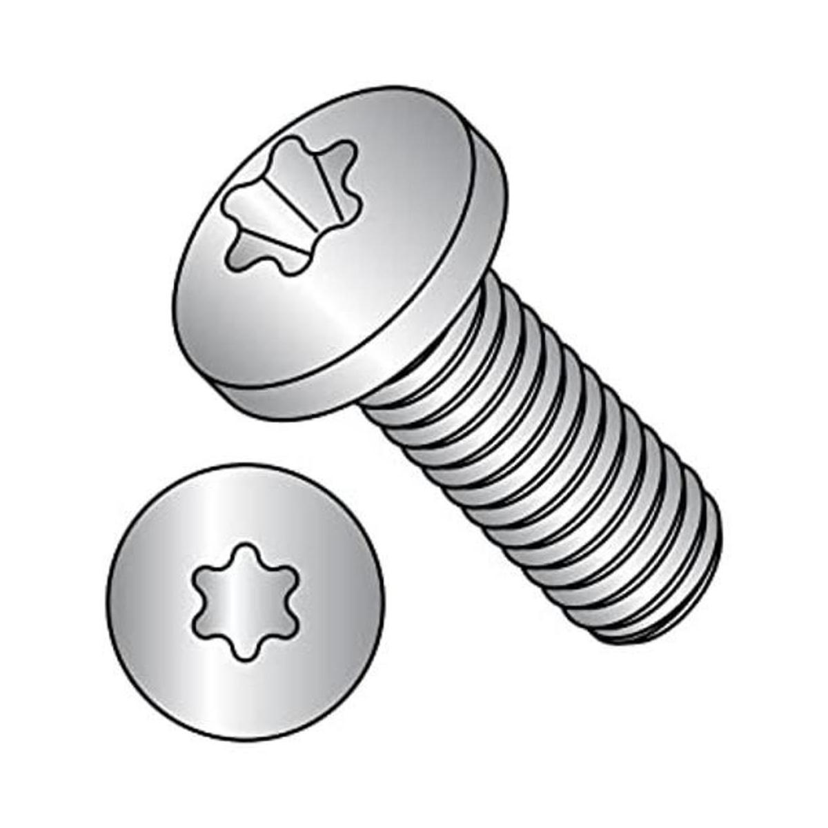Acero inoxidable 18 8 tamaño de pan head Machine Screw