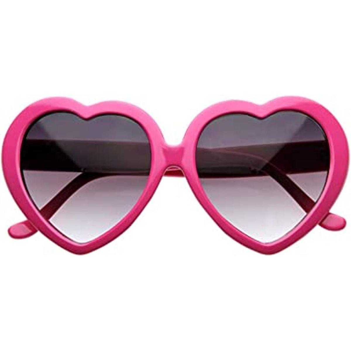 SMARTOWN Lentes de sol retro en forma de corazón de gran
