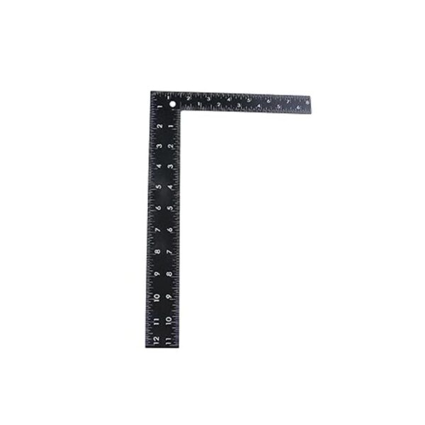 Leathercraft Negro templado Acero inoxidable medición