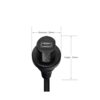 Cerrxian 11.8 in ángulo recto Micro USB Mount Extensión_4