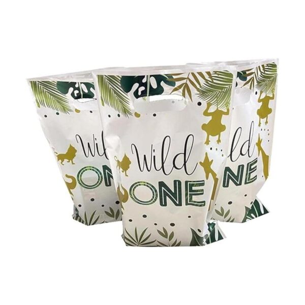 30 bolsas de regalo Wild One de la selva de animales_3