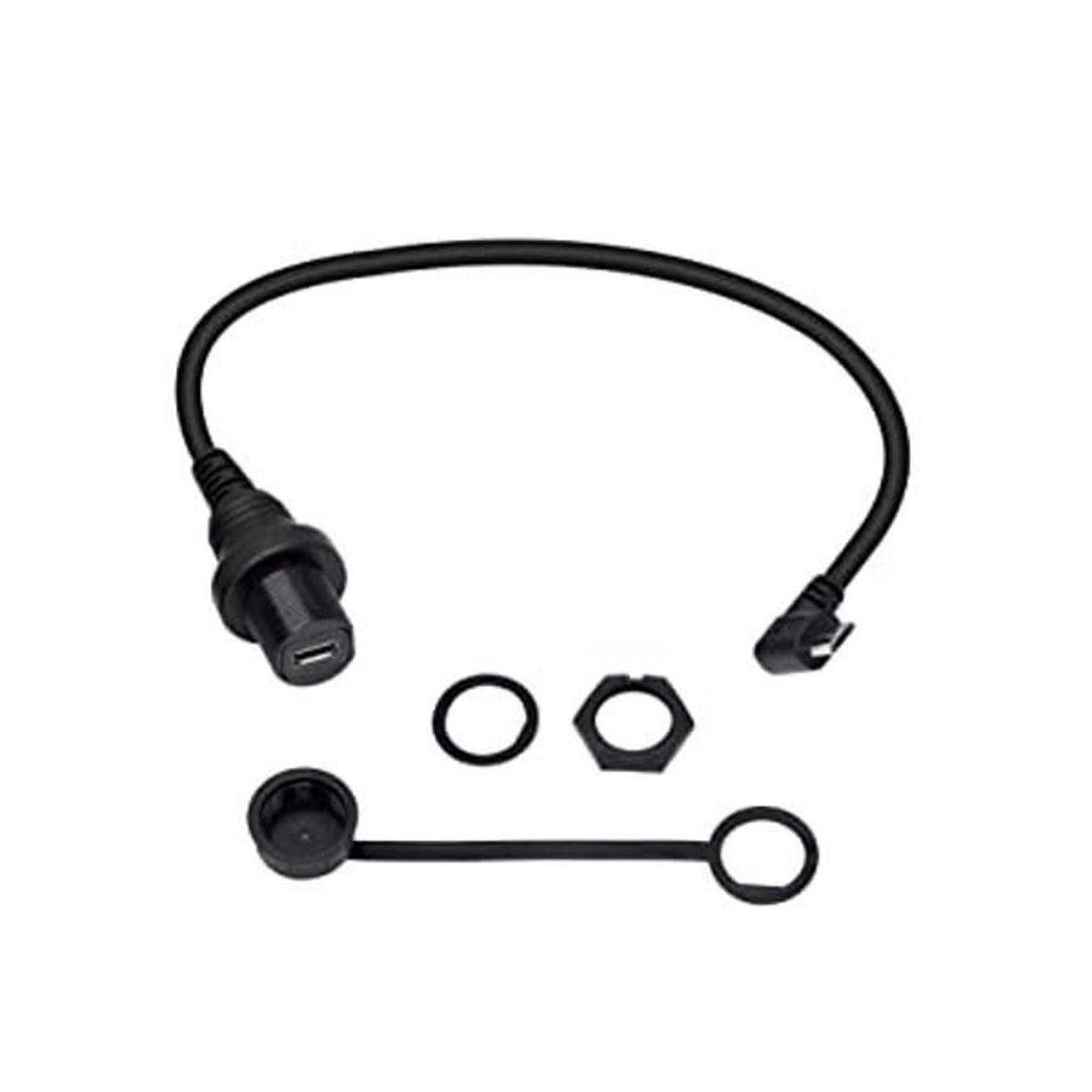 Cerrxian 11.8 in ángulo recto Micro USB Mount Extensión