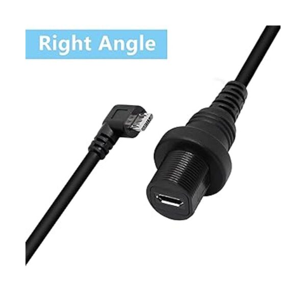 Cerrxian 11.8 in ángulo recto Micro USB Mount Extensión_2