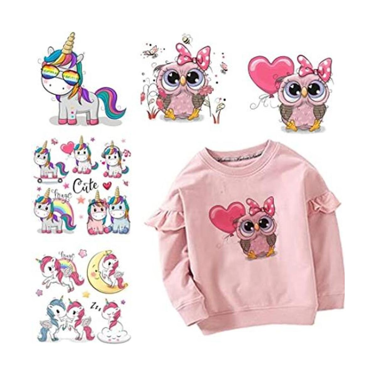 Parches de unicornio termoadhesivos adhesivos adhesivos