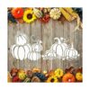 5 plantillas de calabaza de otoño de 11.7 x 8.3 pulgadas