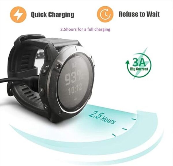 Garmin Fenix 6 6S 6X Pro Sapphire Charger 2 unidades_3