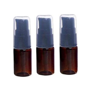 6 botellas de 10 ml sin BPA color marrón vacías y_1