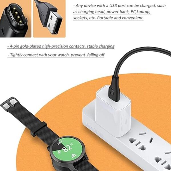 Garmin Fenix 6 6S 6X Pro Sapphire Charger 2 unidades_4