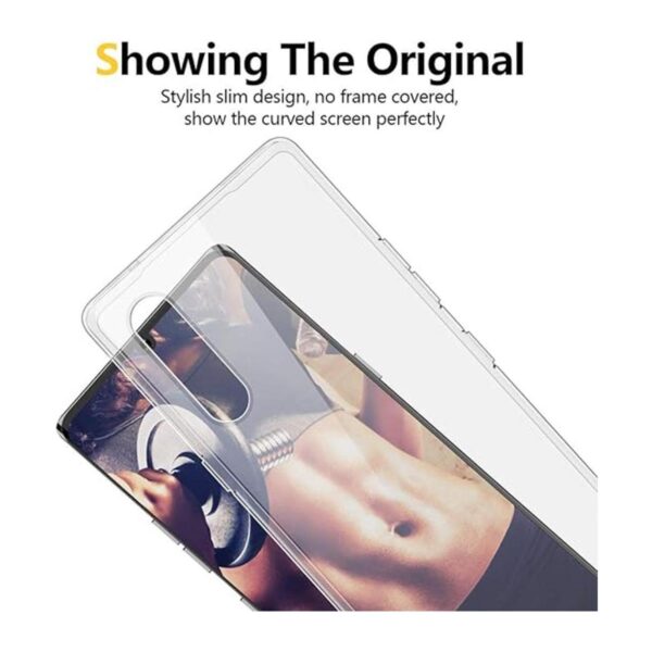 Funda para LG Velvet 5G transparente suave delgada_2