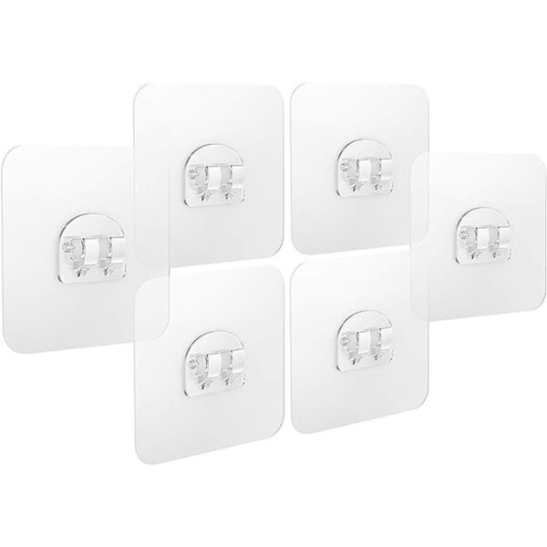 LUXEAR Paquete de 6 calcomanías adhesivas reutilizables