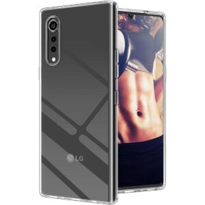 Funda para LG Velvet 5G transparente suave delgada_1
