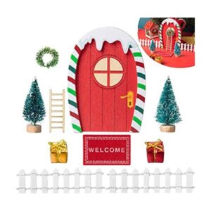 Haooryx 10 piezas de Navidad mágicas en miniatura pequeñas_1